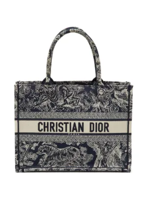 Christian Dior Pre-Owned logo-pattern Tote Bag | Blue | FARFETCH
