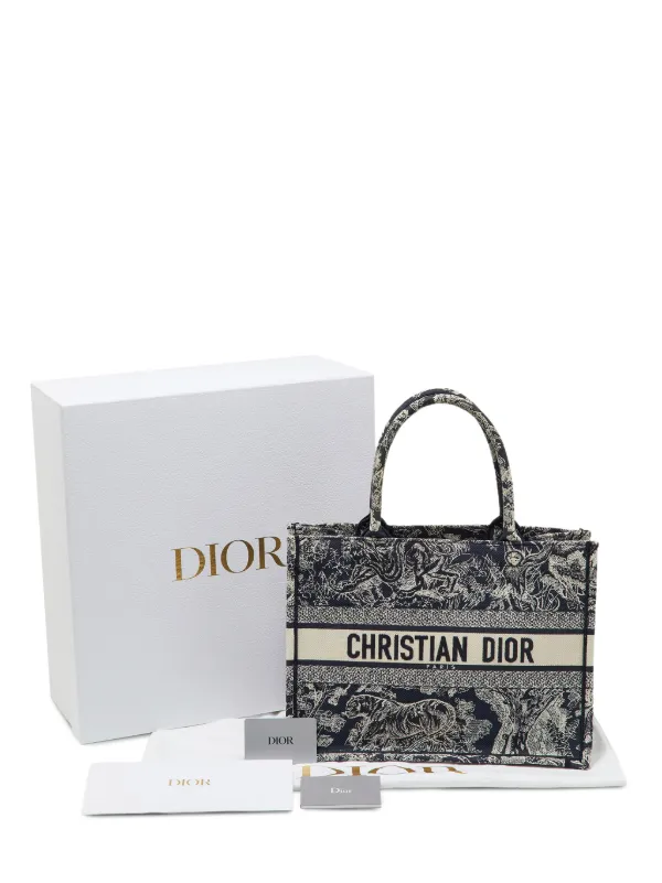 Christian Dior Pre-Owned Medium Book Tote Bag | Blue | FARFETCH
