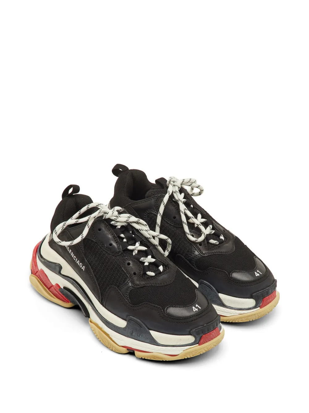 Balenciaga Pre-Owned Triple S mesh sneakers - Schwarz