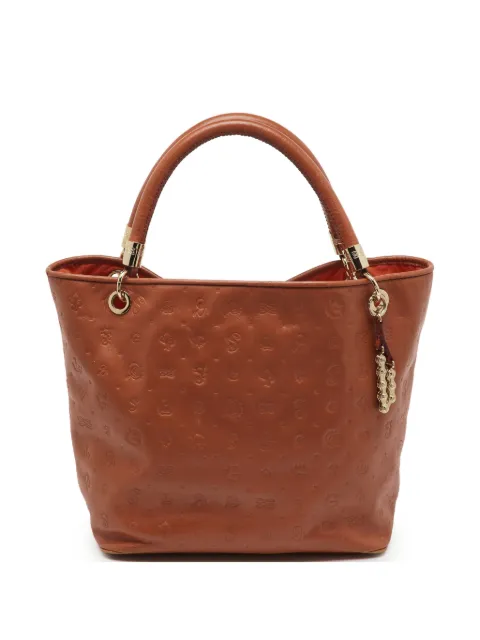Lancel Vintage Daligramme embossed tote bag
