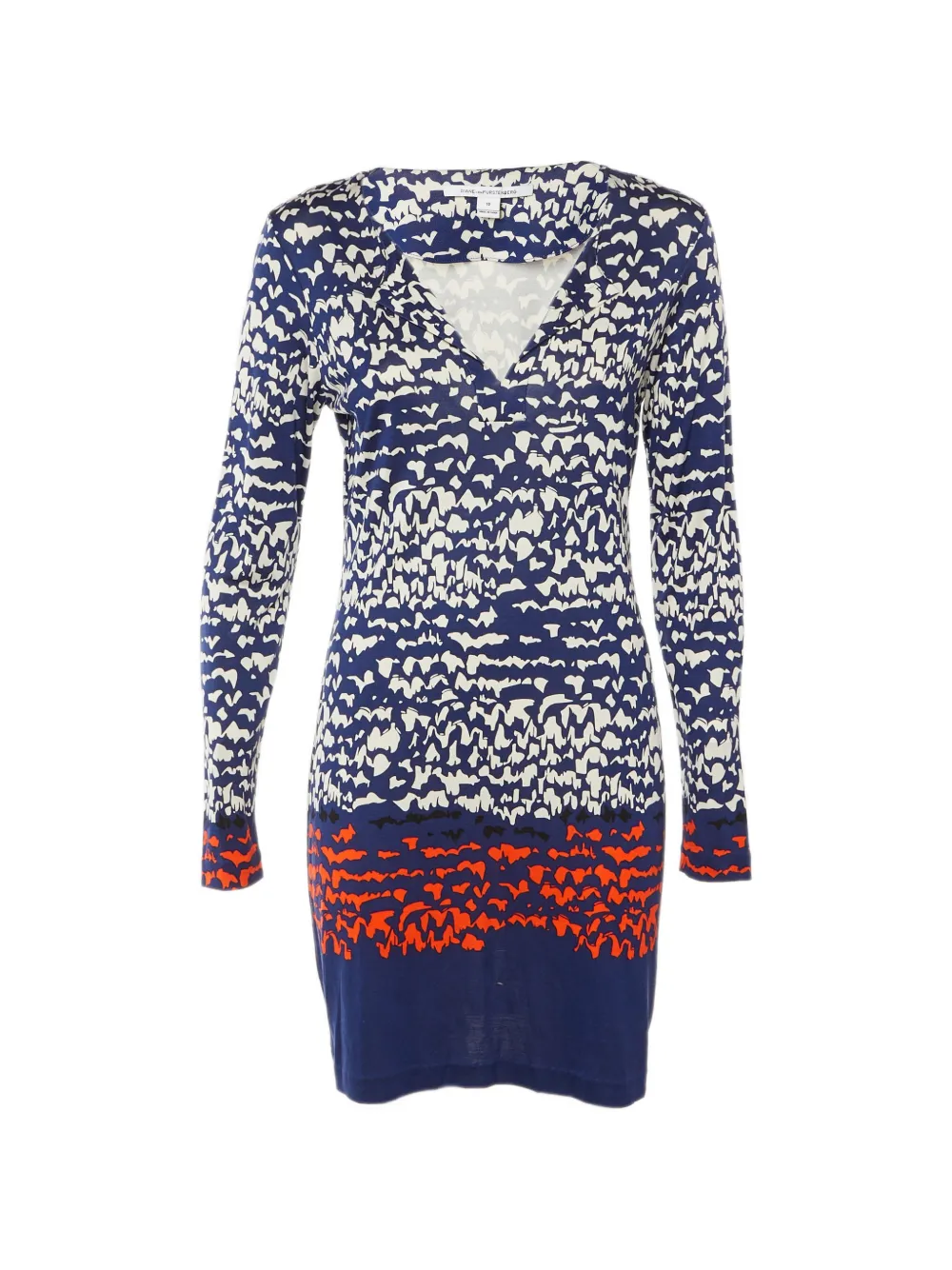 DVF Diane von Furstenberg Reina printed dress - Blue