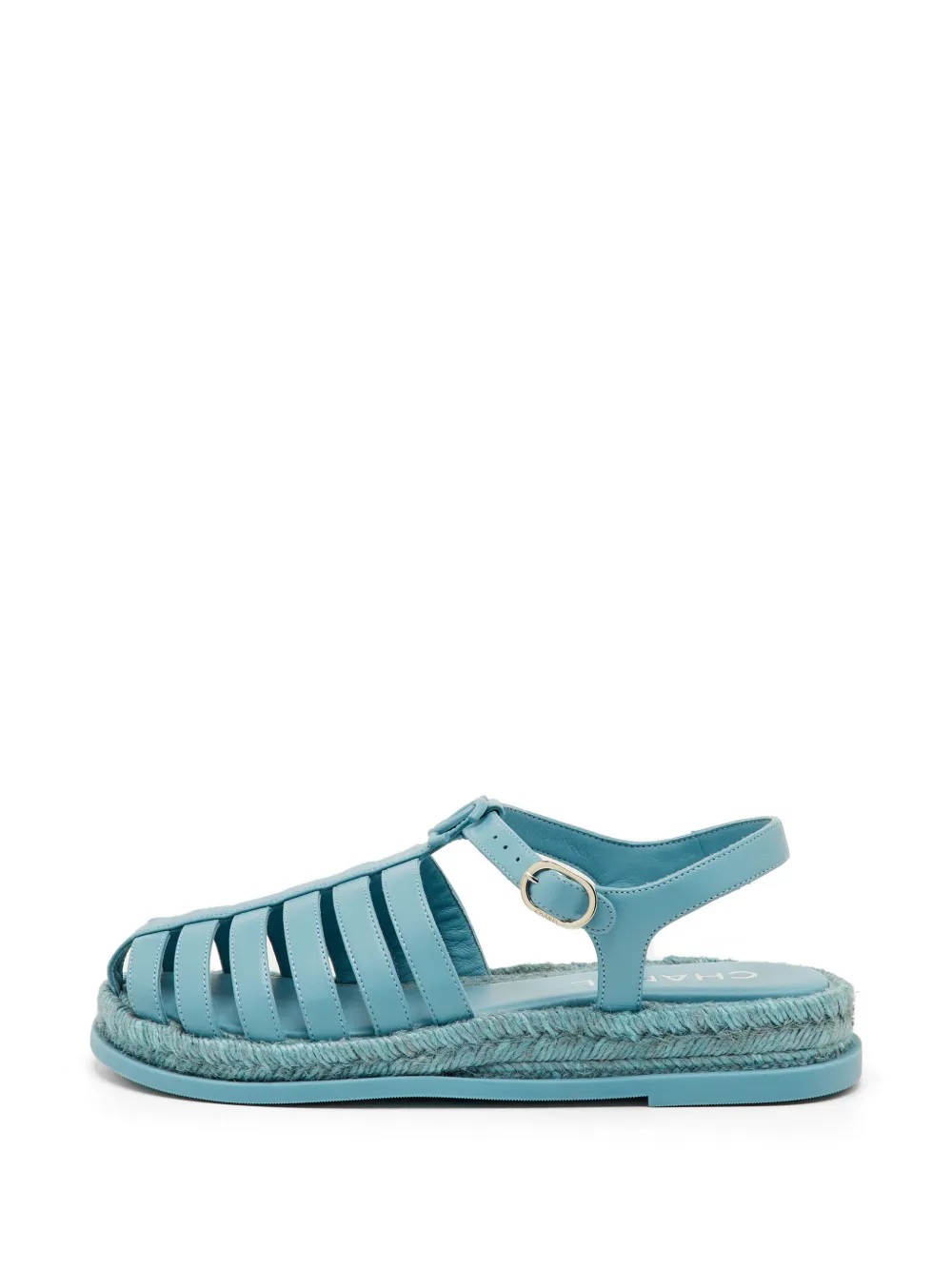 CHANEL Pre-Owned CC Interlocking gladiator sandals - Blau