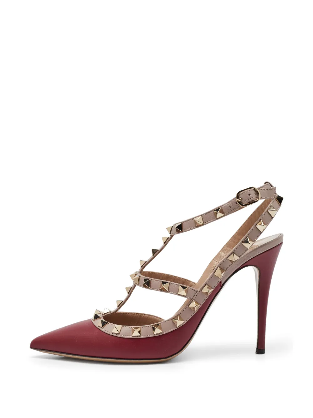 Valentino Garavani Pre-Owned Rockstud pointed-toe pumps - Rosso