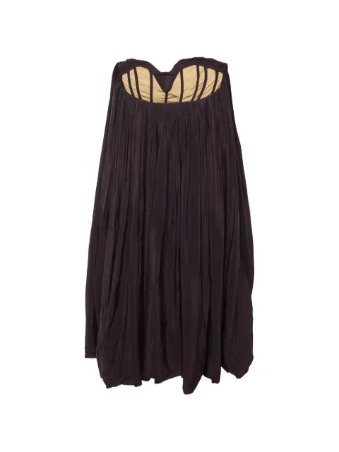 Chloé Pre-Owned 플리츠 미니 드레스