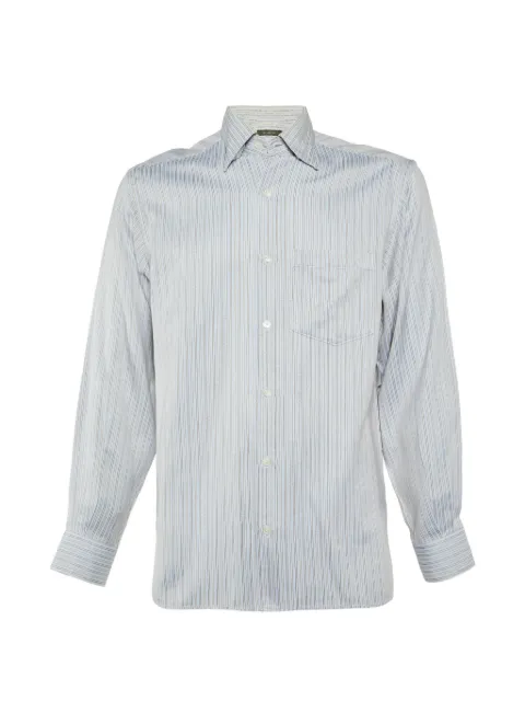 Ermenegildo Zegna Vintage chemise rayée à manches longues
