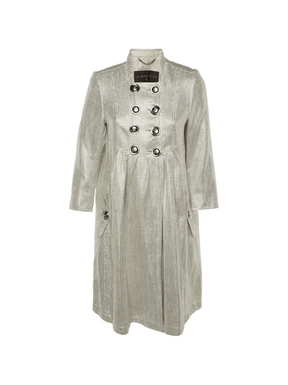 Burberry Pre-Owned double-breasted coat - Argento