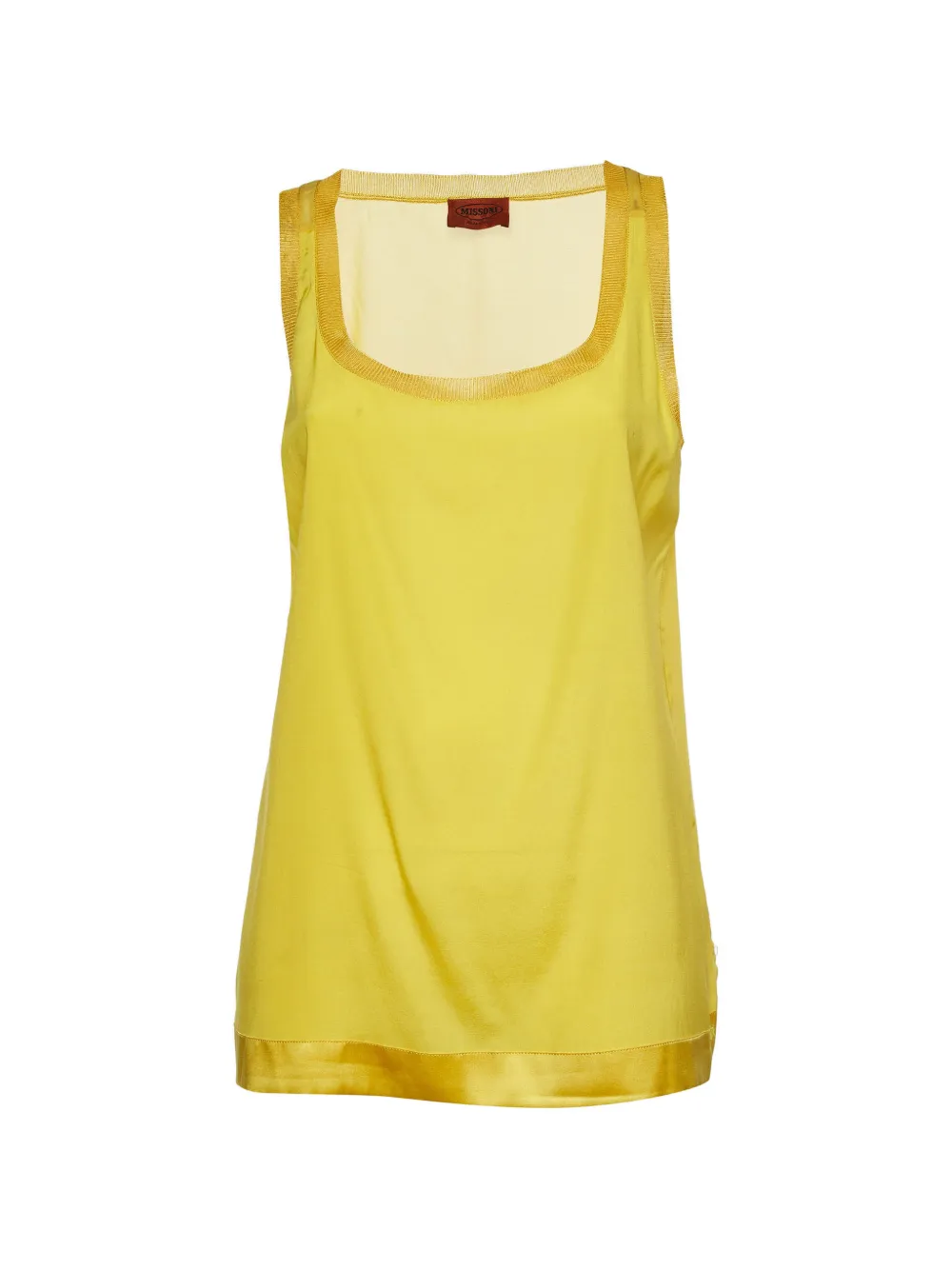 Missoni Pre-Owned scoop-neck tank top - Giallo