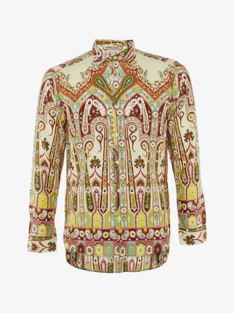 Etro Pre-Owned paisley-print long-sleeve shirt