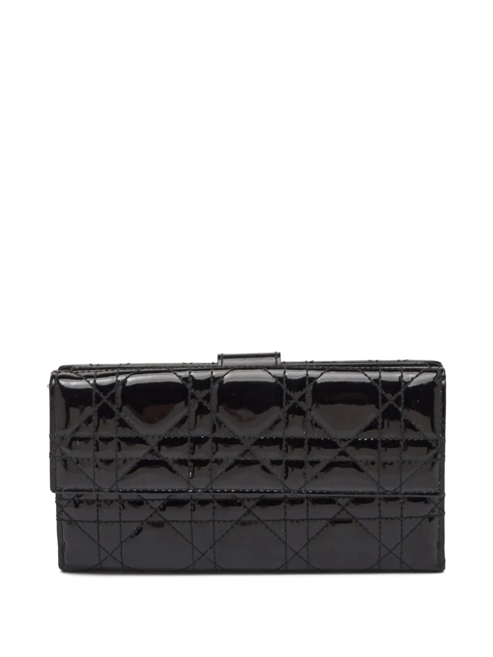 Christian Dior Pre-Owned 2008 Lady Dior wallet - Black