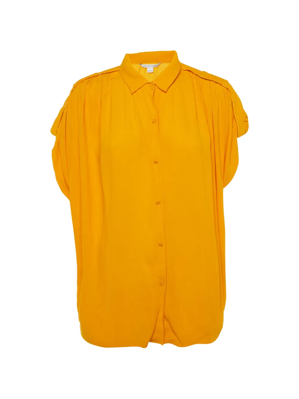 DVF Diane von Furstenberg Karin draped shirt - Gelb