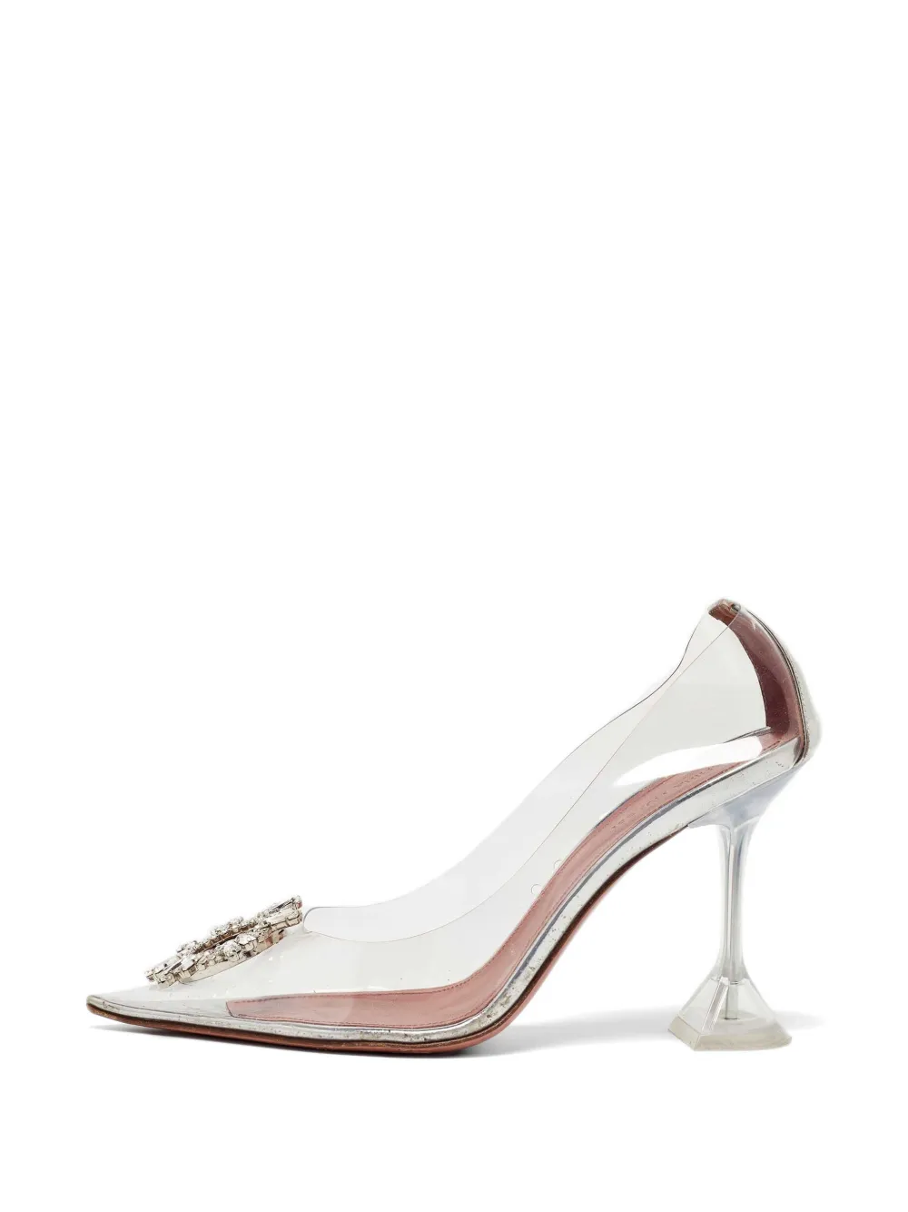 Amina Muaddi Begum crystal-embellished pumps - Silber