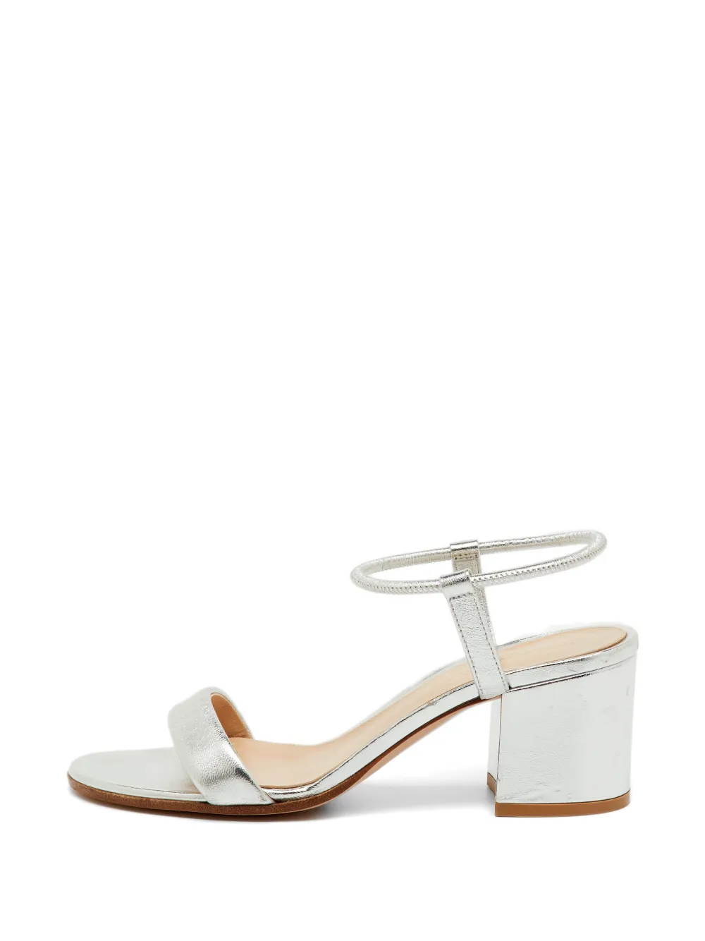 Gianvito Rossi Nikki ankle strap sandals - Argento