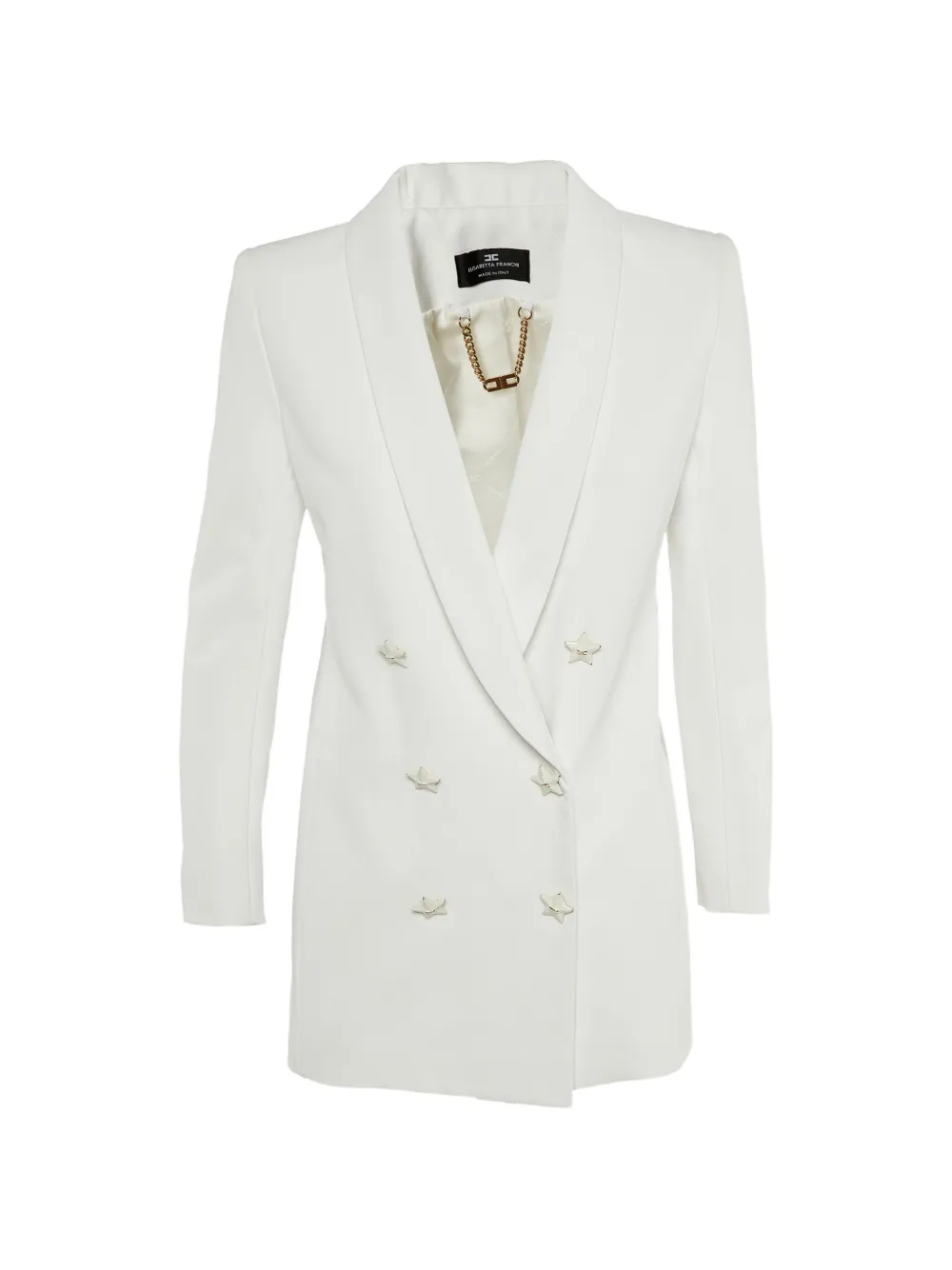 Elisabetta Franchi double-breasted blazer - Bianco