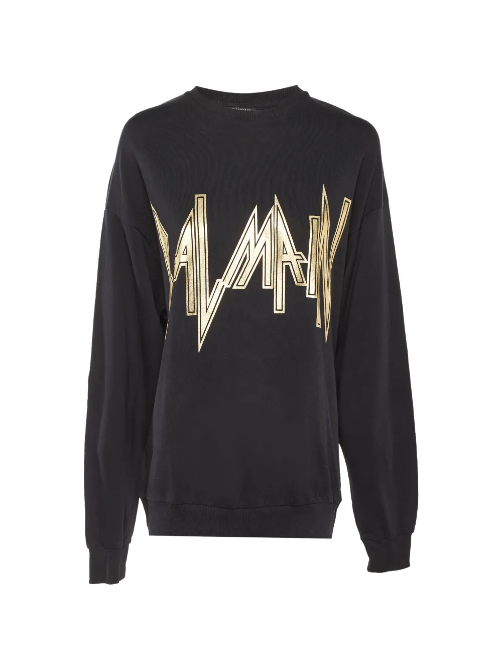 Balmain Pre-Owned logo-print sweatshirt - Schwarz
