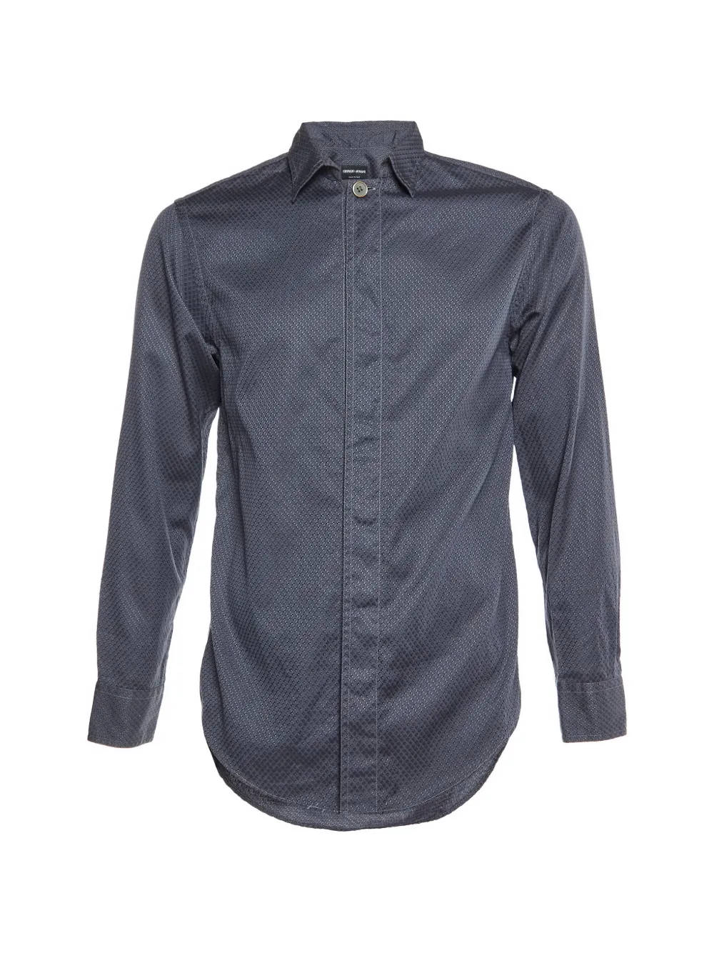 Giorgio Armani Pre-Owned patterned button-up shirt - Grigio