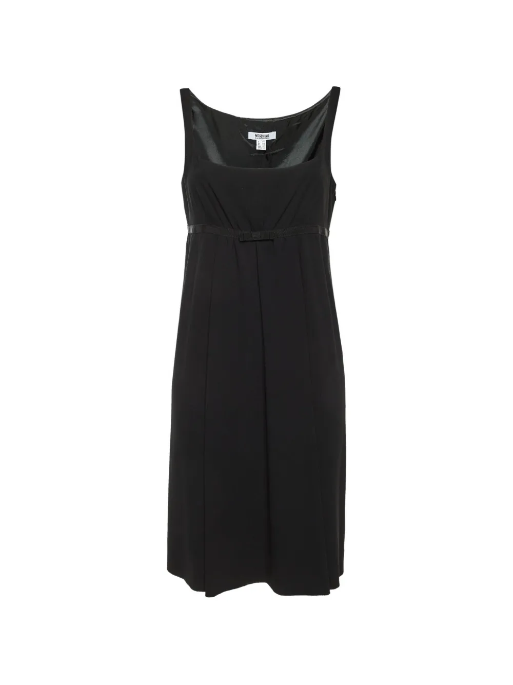 Moschino Cheap & Chic bow-detail sleeveless dress - Nero