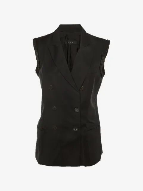 JOSEPH manteau croisé à design sans manches