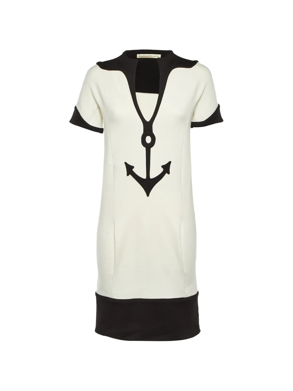 Balenciaga Pre-Owned anchor-detail mini dress - Bianco