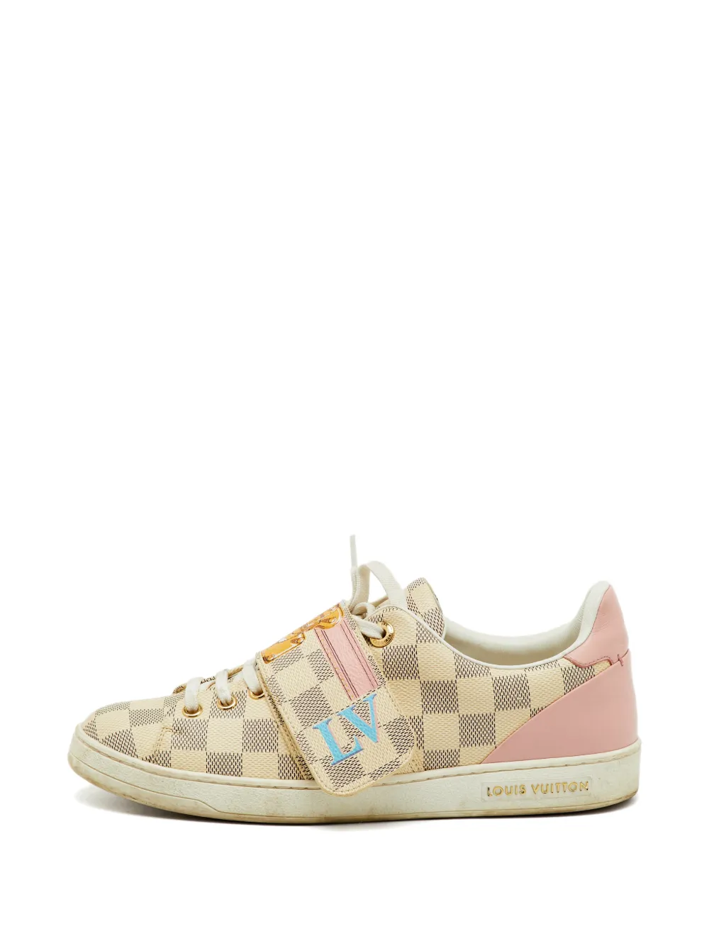 Louis Vuitton Pre-Owned Frontrow Damier Azur sneakers - Toni neutri