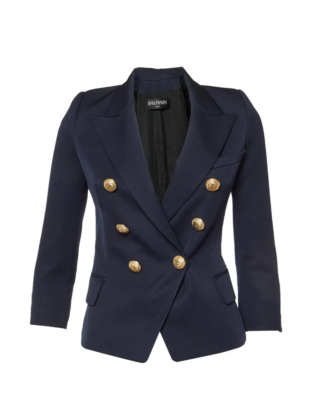 Balmain Pre-Owned double-breasted jacket - Blau