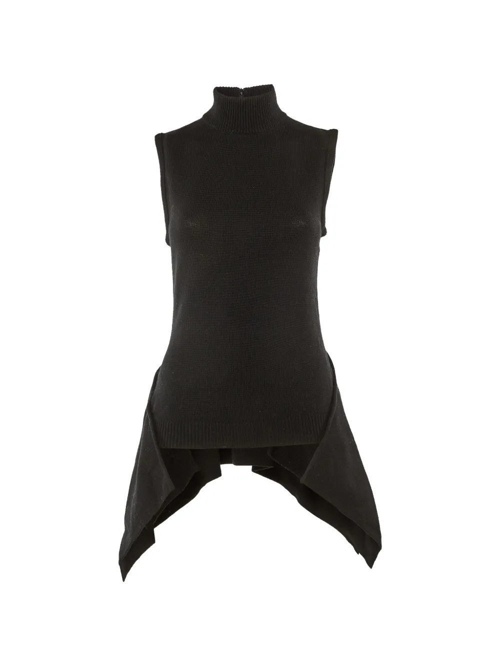 Givenchy Pre-Owned asymmetric hem sweater - Nero
