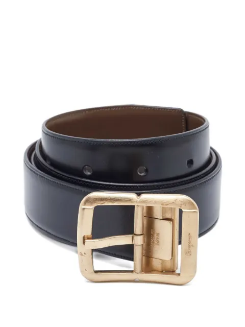 Ferragamo Pre-Owned cinturón reversible con hebilla