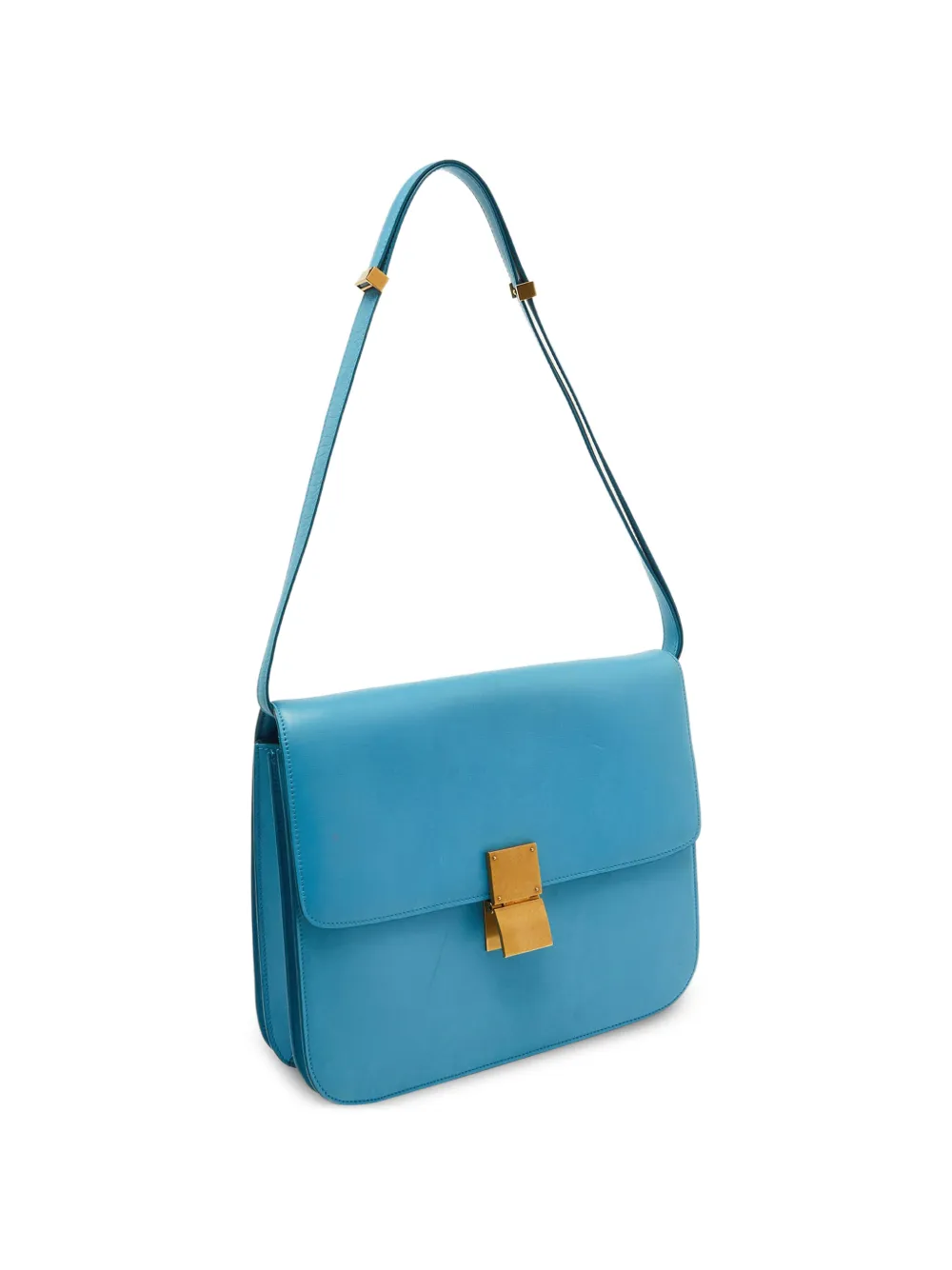 Celine Pre-Owned large Classic Box shoulder bag - Blue