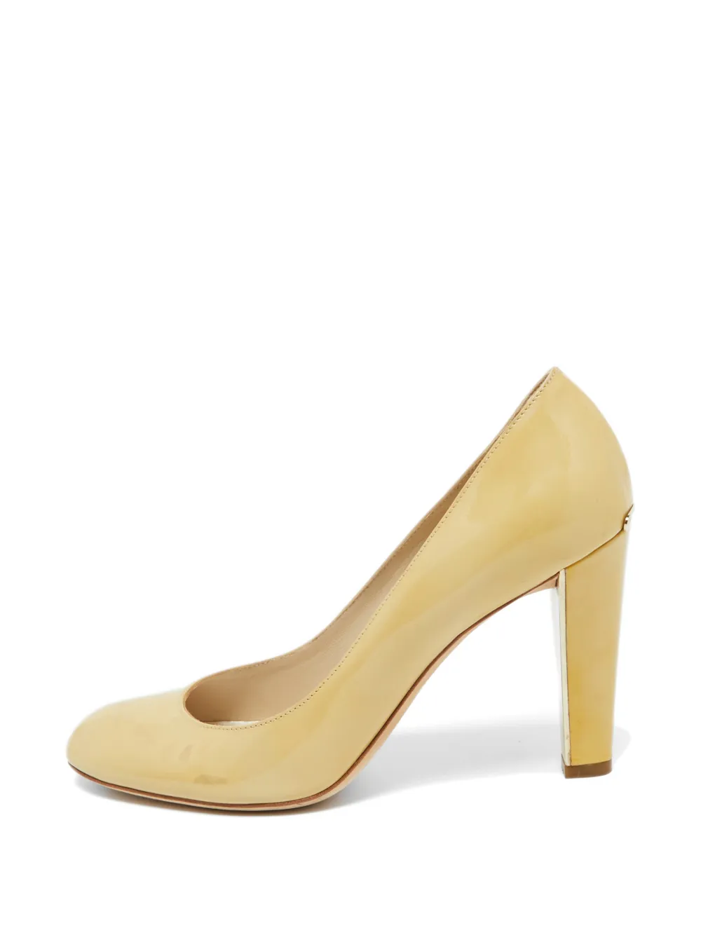 Christian Dior Pre-Owned round-toe pumps - Nude