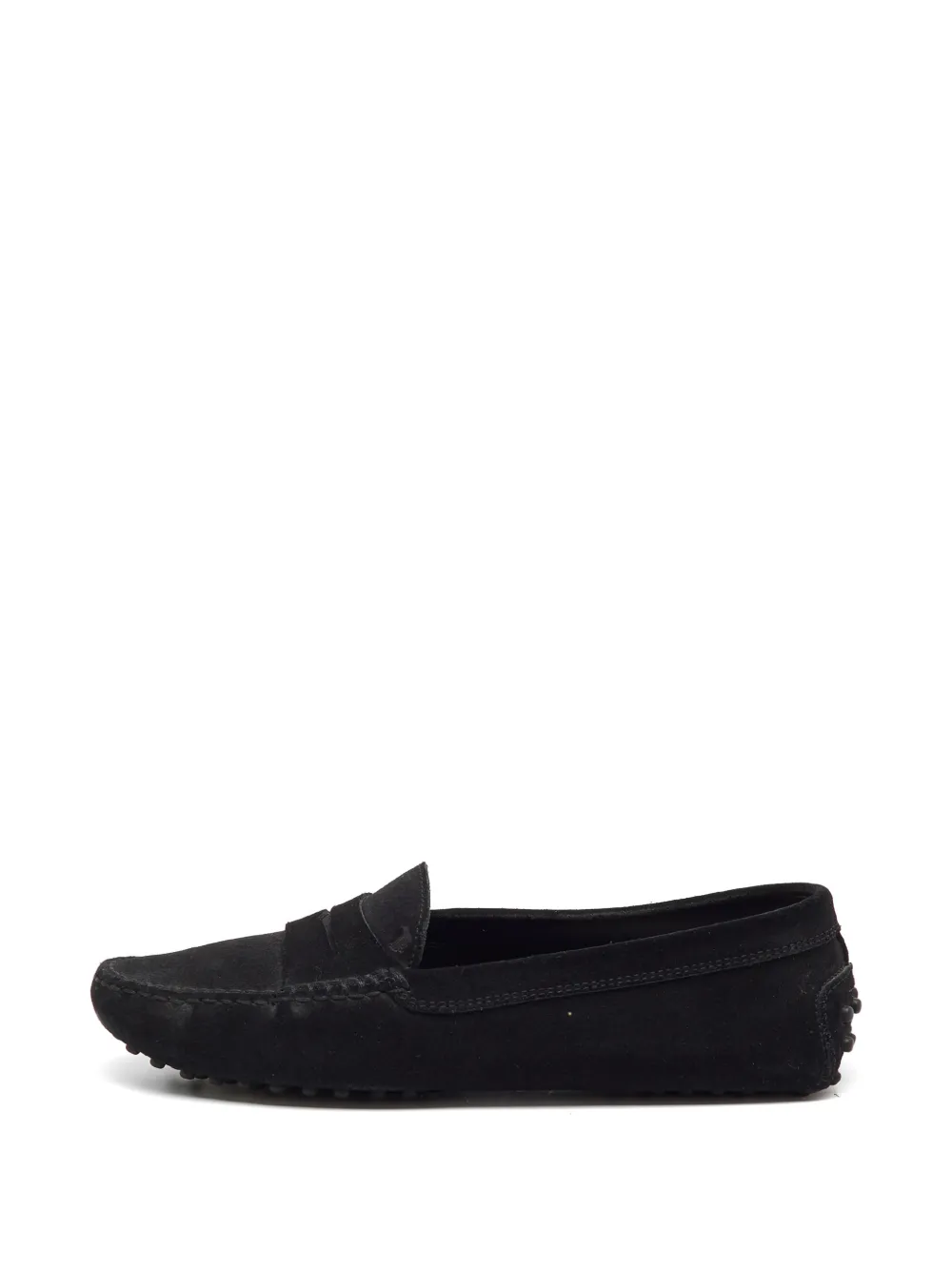 Tod's Vintage Gommino suede loafers - Schwarz