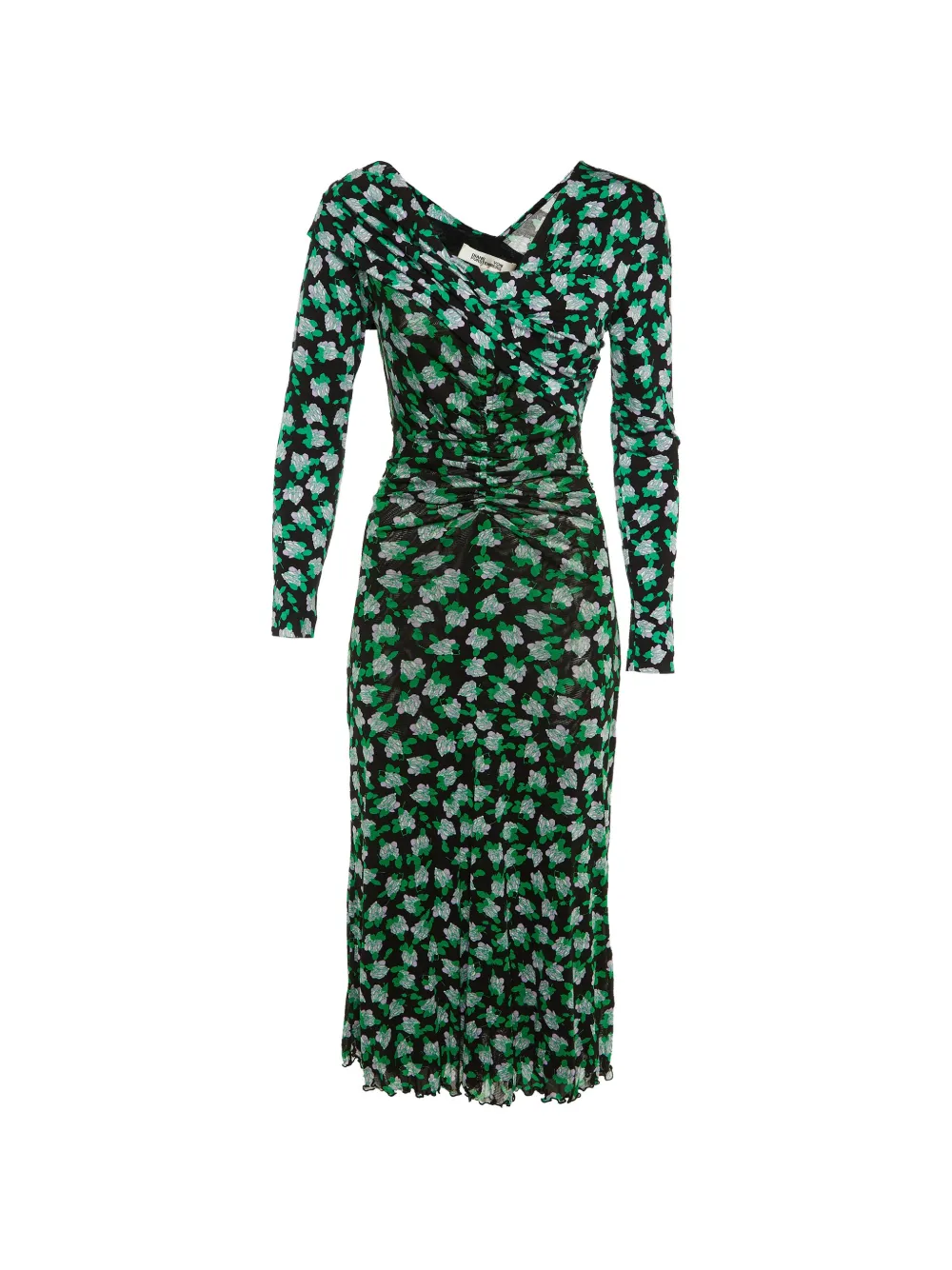 DVF Diane von Furstenberg Leia floral-print mini dress - Nero
