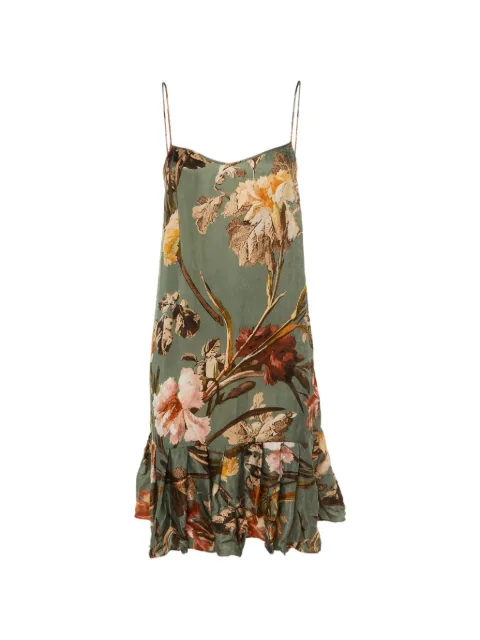 Off-White Pre-Owned vestido corto con estampado floral