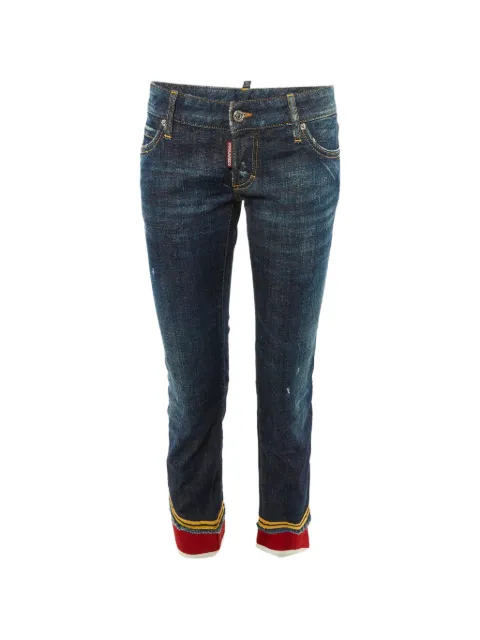 DSQUARED2 distressed panelled jeans