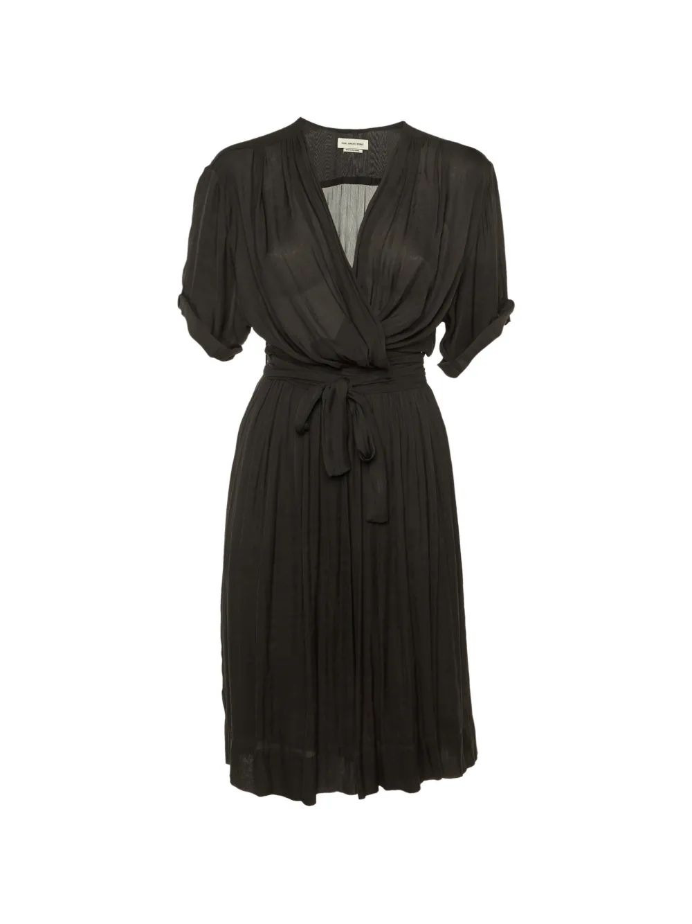 MARANT ÉTOILE V-neck midi dress - Nero