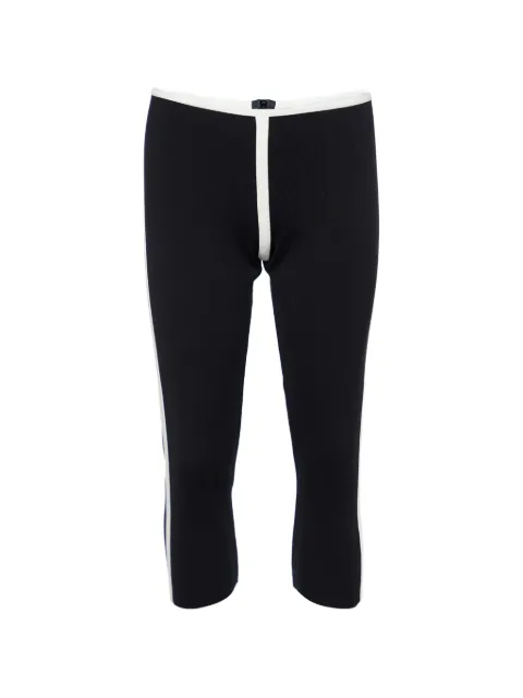 Marni Pre-Owned contrast-trim knit trousers