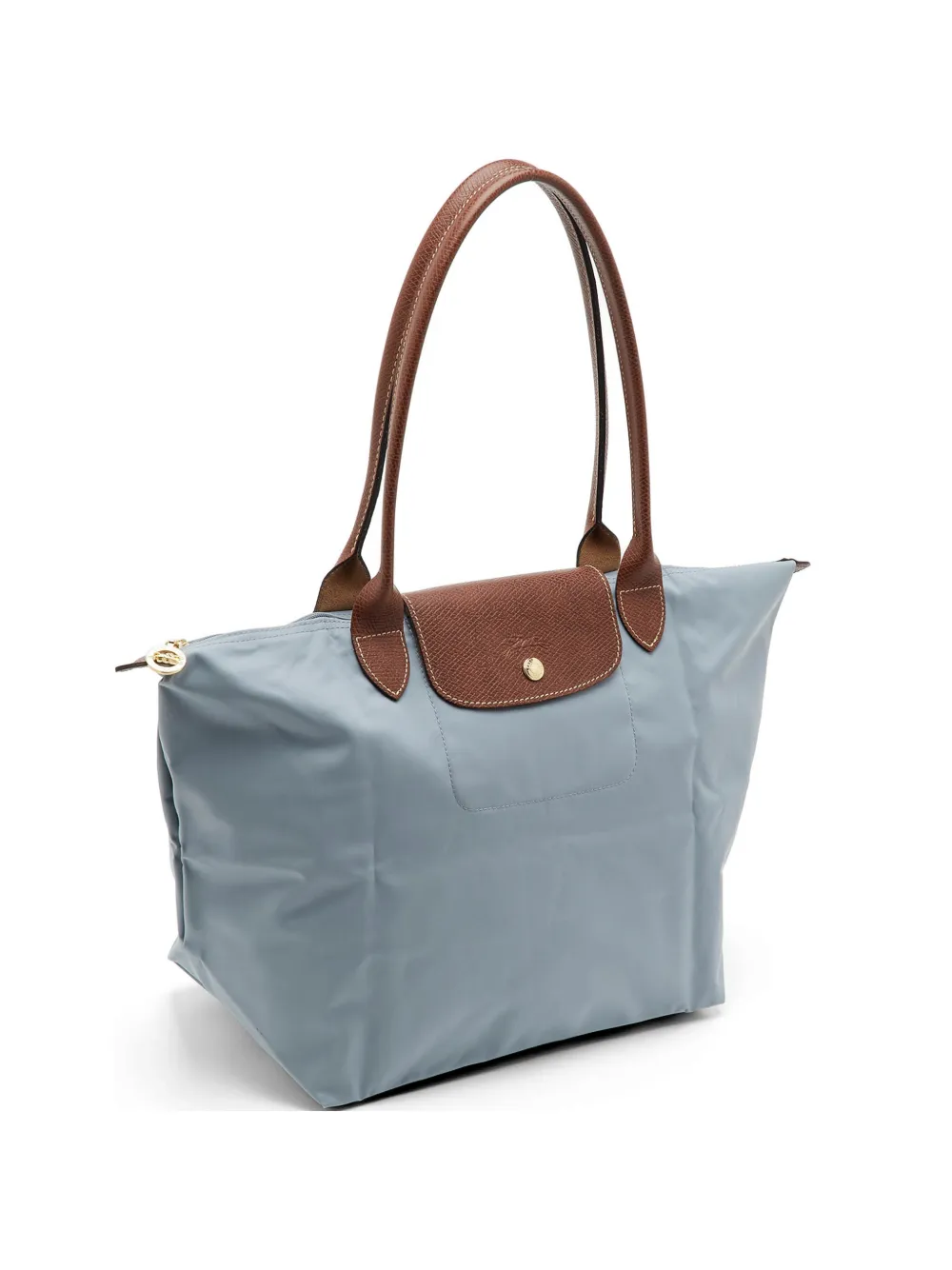 Longchamp Le Pliage leather-trim tote bag - Blu