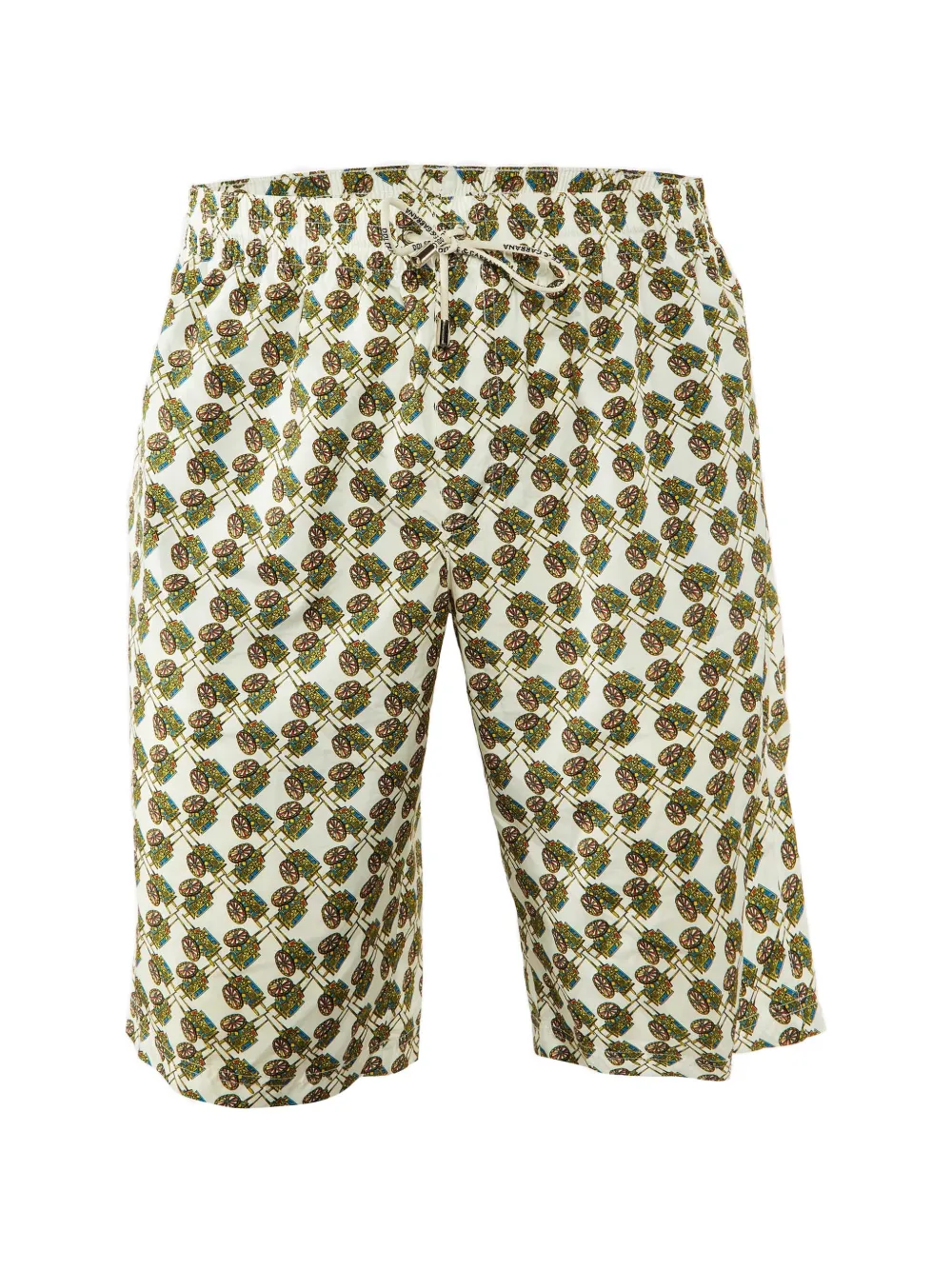 Dolce & Gabbana Pre-Owned printed swim shorts - Toni neutri