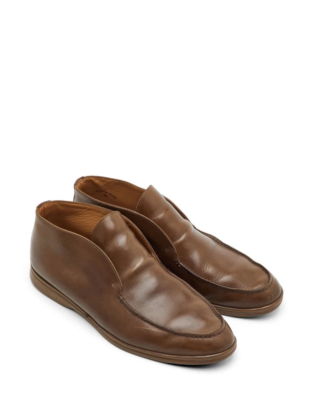 Loro Piana Pre-Owned Open Walk ankle boots - Marrone