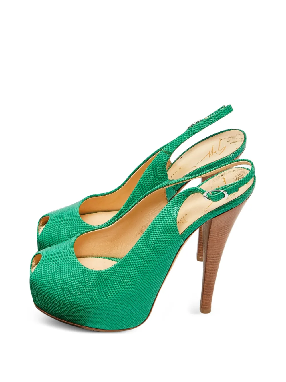 Giuseppe Zanotti Vintage Sandali con cinturino posteriore - Verde