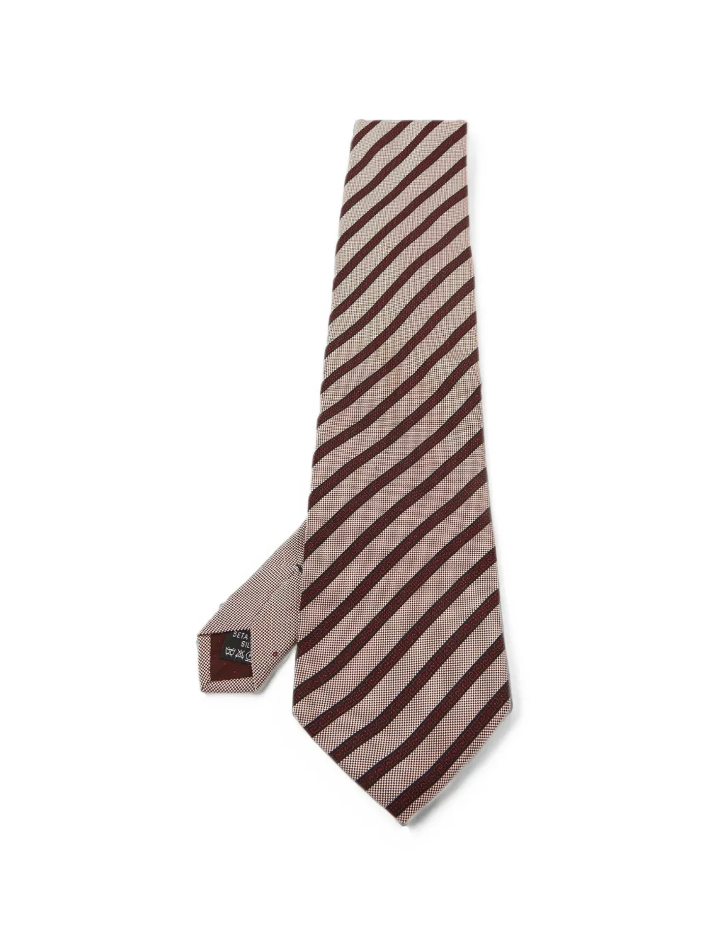 Versace Pre-Owned Greca-print tie - Rosso