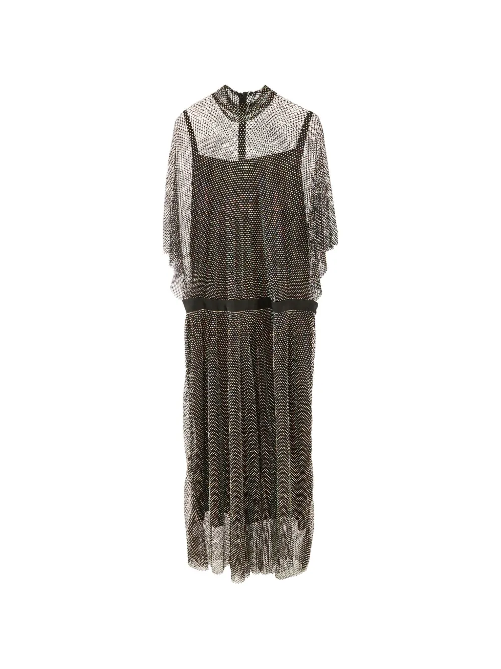 Dolce & Gabbana Pre-Owned rhinestone-embellished maxi dress - Nero