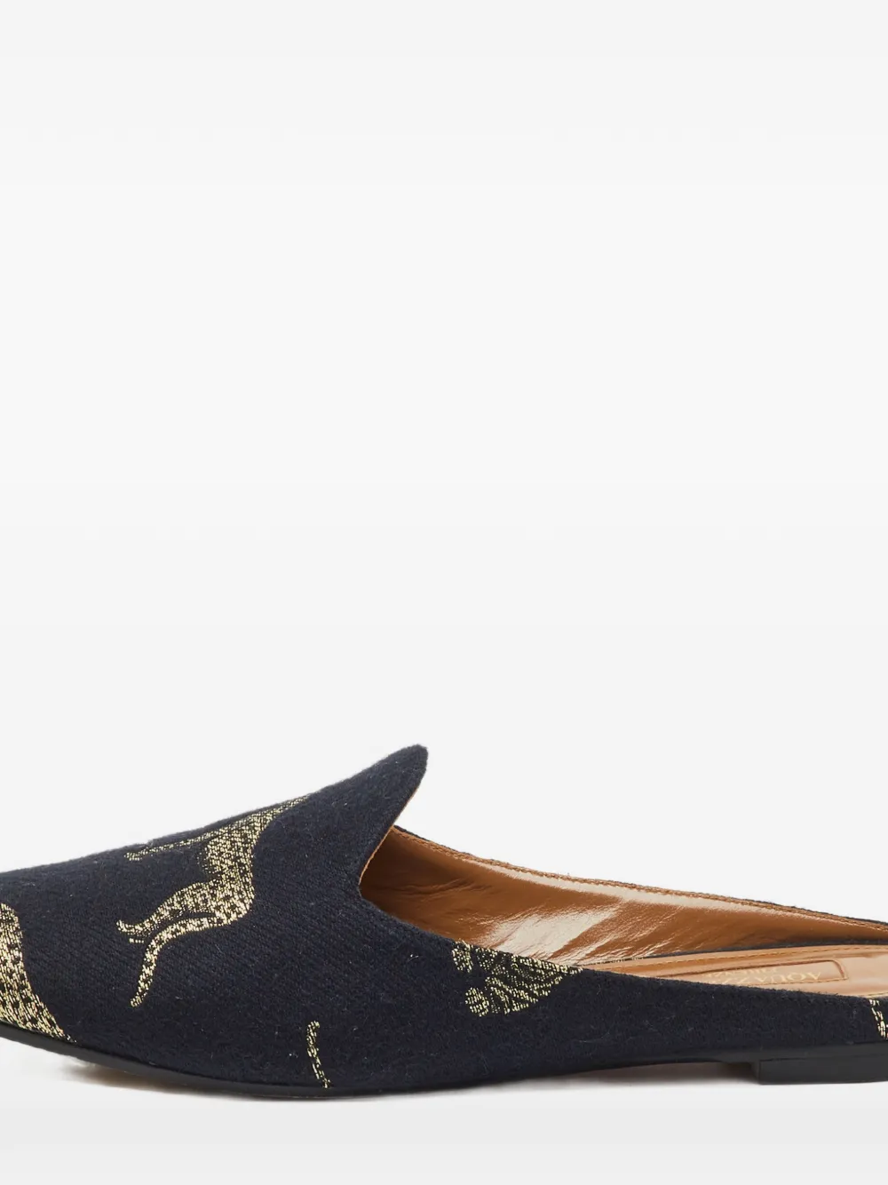 Aquazzura patterned mules - Blu