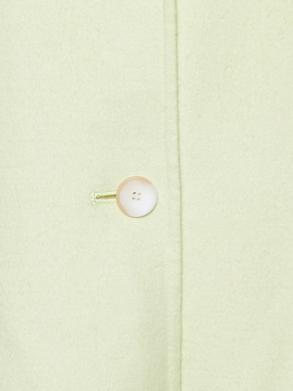 JOSEPH Lime Yellow Wool & Silk Caia Short Coat XS Groen