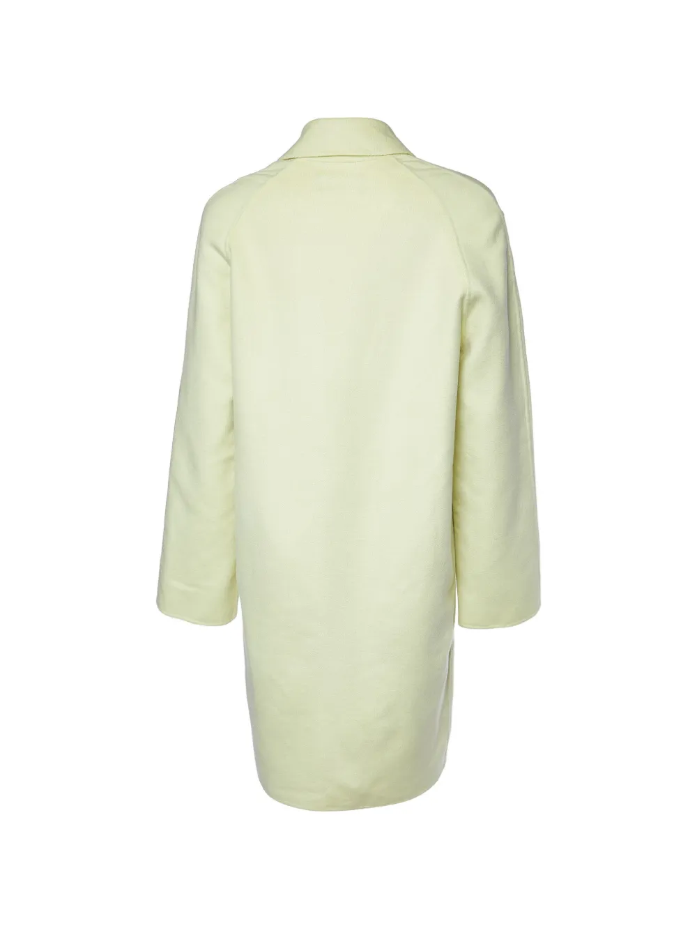 JOSEPH Lime Yellow Wool & Silk Caia Short Coat XS Groen