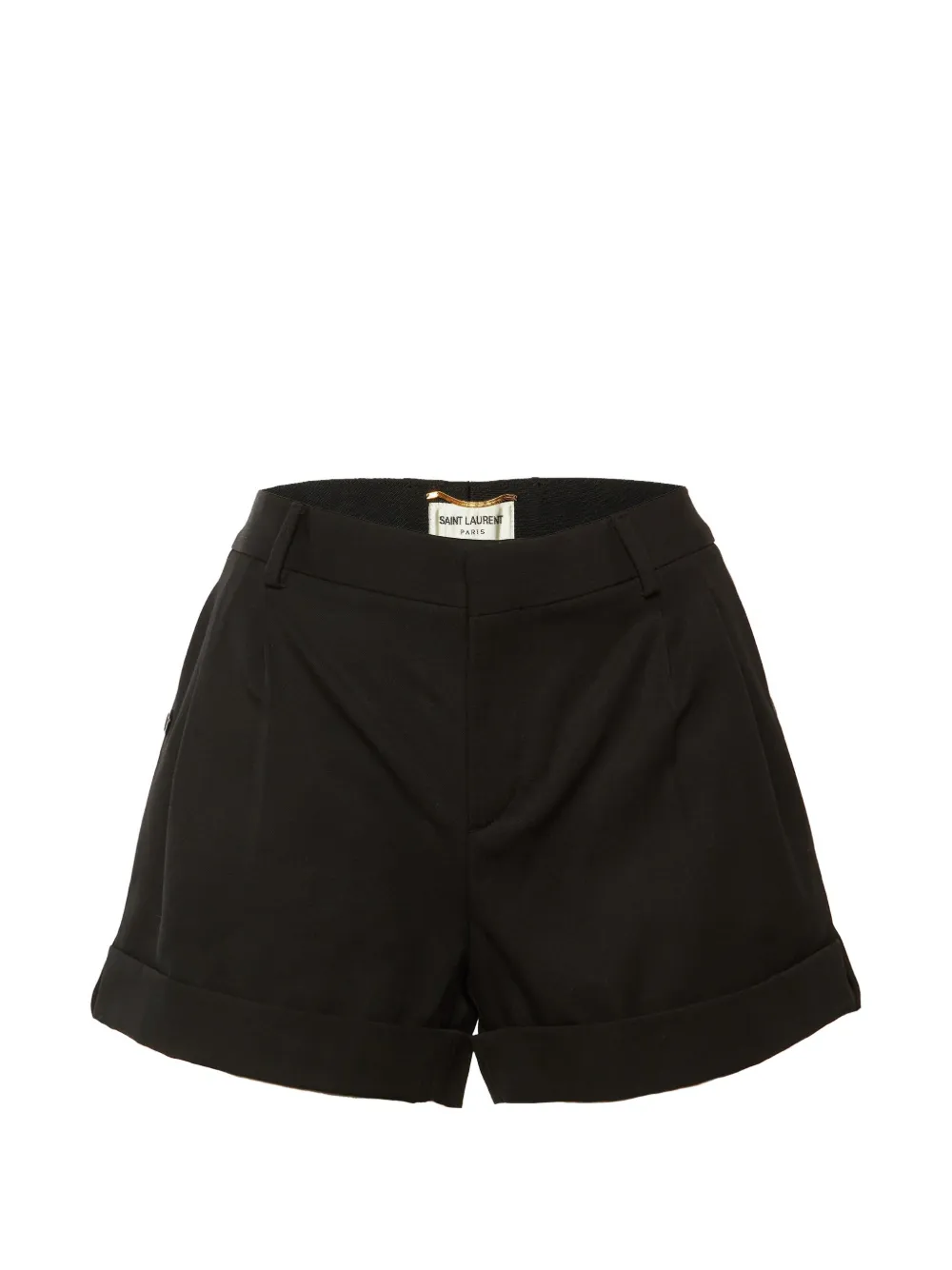 Saint Laurent Pre-Owned wool shorts - Schwarz