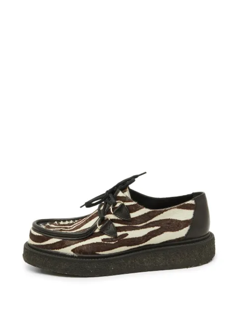 Louis Vuitton Pre-Owned animal-print platform oxford shoes