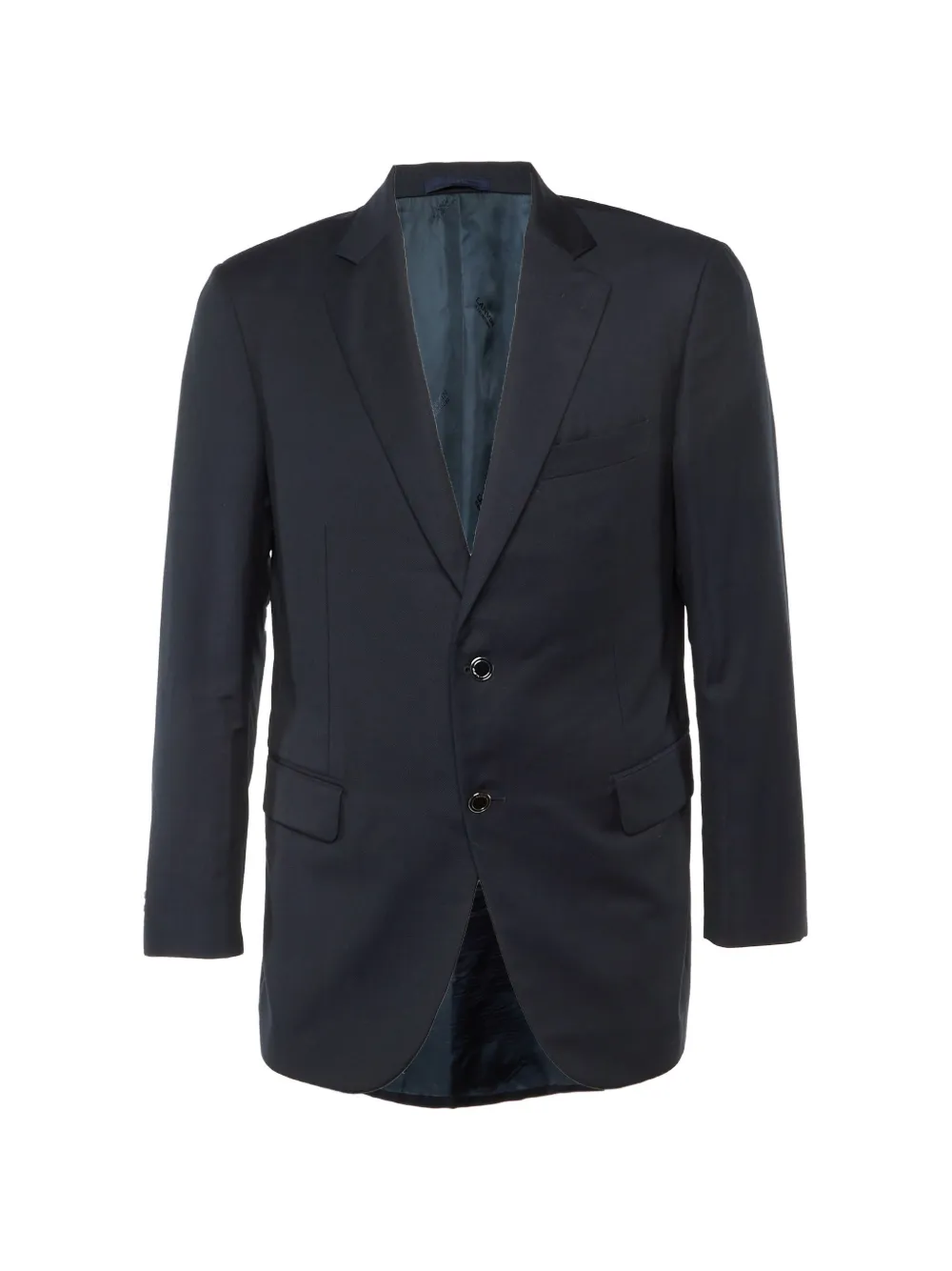 Lanvin Pre-Owned tailored wool blazer - Blu