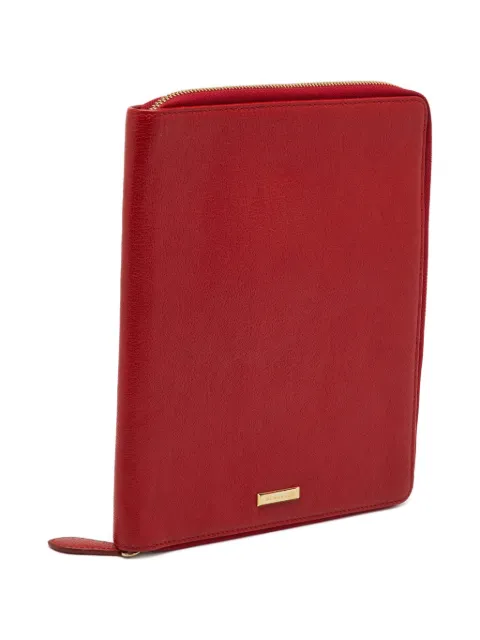 Burberry Pre-Owned zip-around leather iPad case