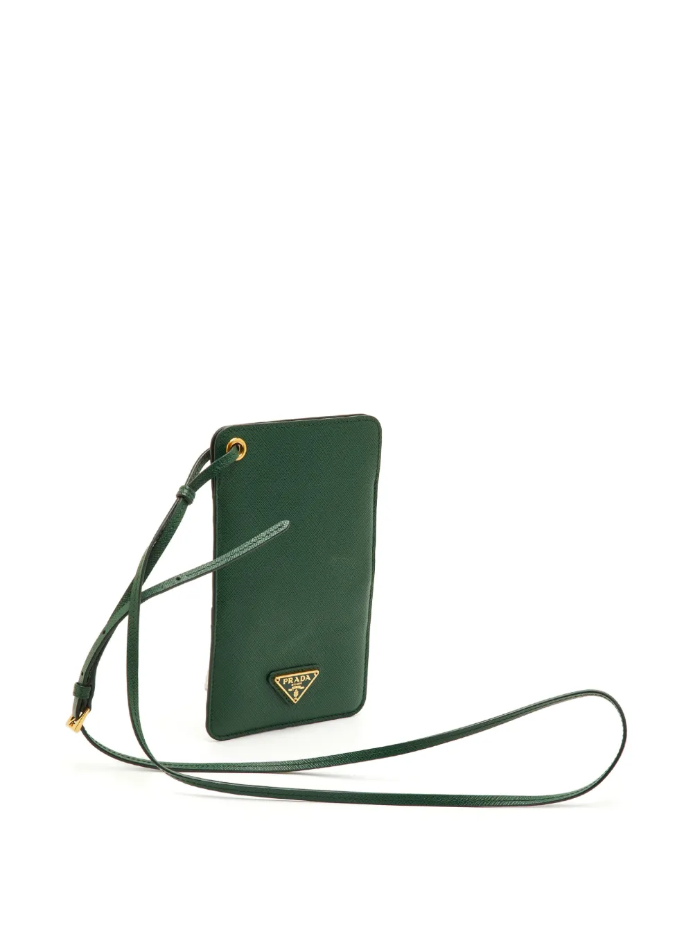 Prada Pre-Owned サフィアーノレザー スマホケース | グリーン