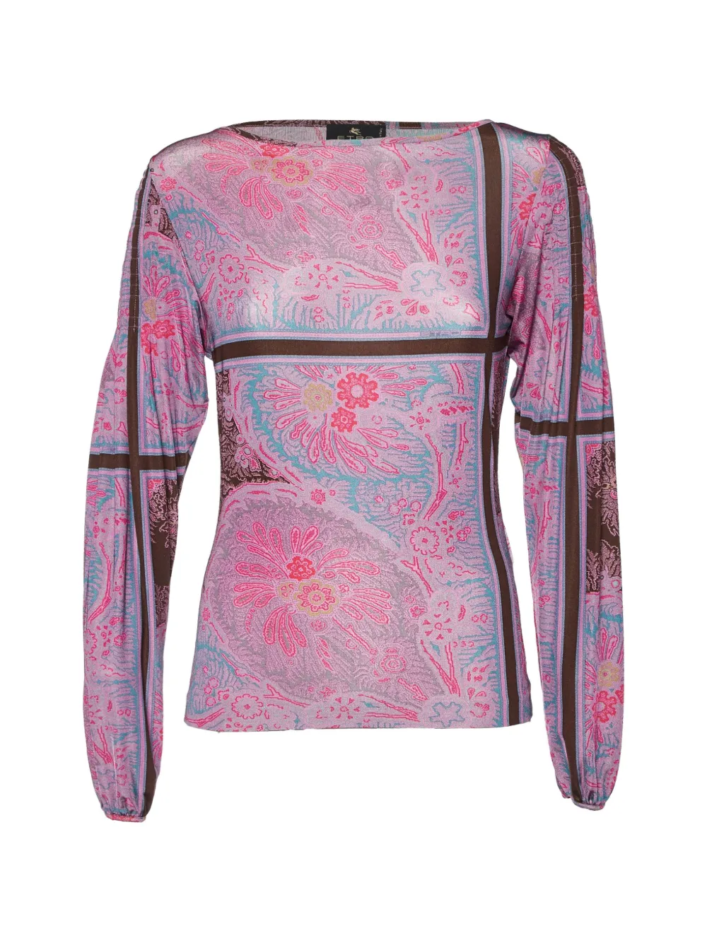 Etro Pre-Owned printed long-sleeve top - Viola