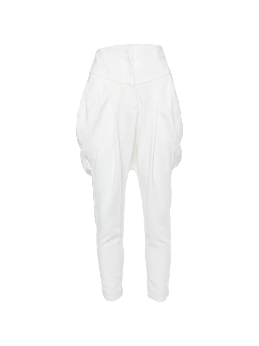 Givenchy Pre-Owned high-waisted tapered trousers - Bianco